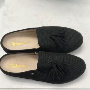 Women’s Spenco Slip-On Loafers with Ruched Detail Size 8.5B excellent condition